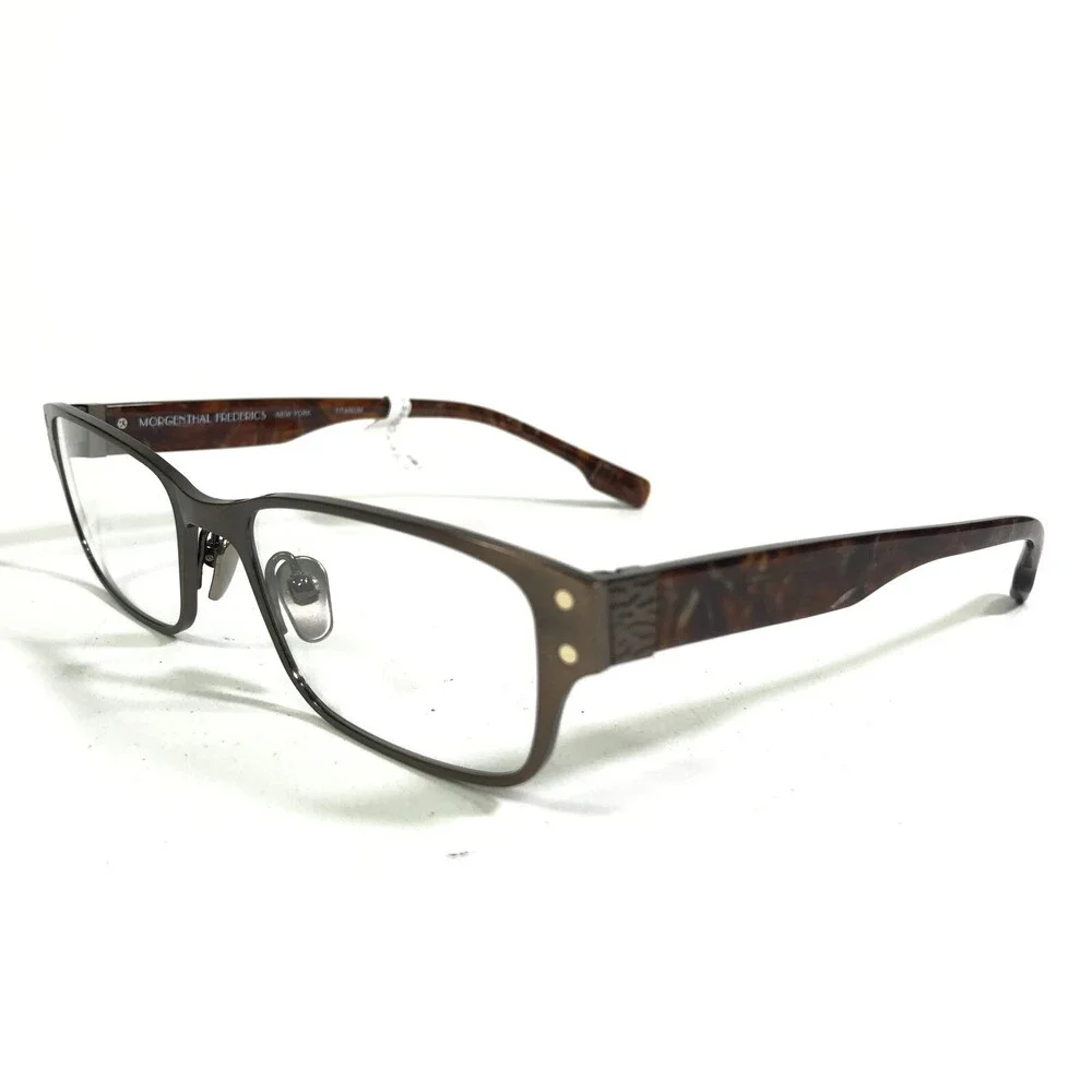Morgenthal Frederics Eyeglasses Frames 029 ANTOINE Brown Square 50-19-146